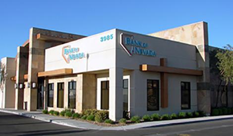 View of the Durango branch from the parking lot during the day